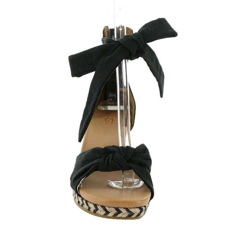 UGG Women's Yarrow Sandal, Black Canvas, 10 - Image 5